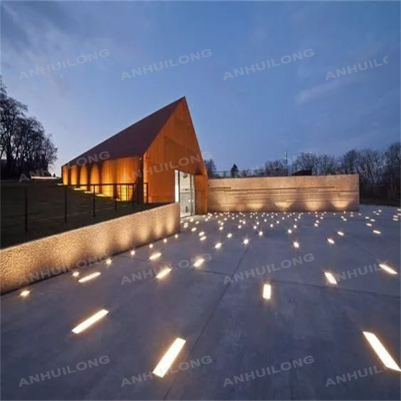 Industrial Style corten steel lighting For Resort